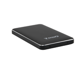 CAJA HDD TOOQ TQE-2531B 2.5´´ SATA USB3.1 9,5MM NEGRA ADAPT. USB-C