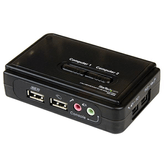 KIT KVM MINI USB DE 2 PORTAS C/