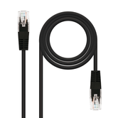 Patch cord Categoria 5E UTP 5 metros Preto