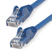 CABO DE REDE ETHERNET CAT6 UTP SEM SNAP AZUL 2M