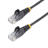 Cabo - Cabo Patch Cord CAT6 Fino Preto 2,5 m