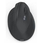 MOUSE HAMA WIRELESS EWM-500R ERGONOMIC 2.4 GHz NANO-USB 7 BOTONES 1800 DPI NEGRO