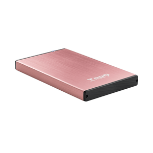 CAJA HDD/SSD TOOQ TQE-2527P 2.5" SATA USB3.0 ROSA