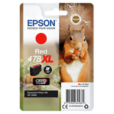 EPSON Singlepack RED 478XL Claria Photo HD Ink Squirrel