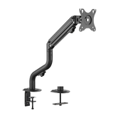 Suporte de mesa giratório e inclinável de contrapeso AISENS Eco para monitor/TV 8kg (3 pivôs, 1 braço) de 17-32, preto