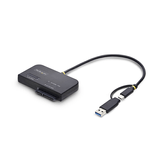 Adaptador USB-C/USB-A para NVMe M.2 e SATA de 2,5/3,5 polegadas de 10 Gbps