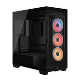 Torre Midi CORSAIR 3500X LXR LINK TG RGB preta