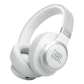 FONES DE OUVIDO COM FAIXA DE CABEÇA BLUETOOTH JBL LIVE 770 NC BRANCOS