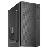 TACENS  AC5500, Caja Ordenador Compacta Micro ATX, Frontal Malla Refrigeración, Fuente Alimentación 500W, USB 3.0, Negro  Negro Incluye Fuente