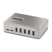 Hub USB-C autoalimentado de 10 portas de 10 Gbps