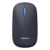 MOUSE PHILIPS SEM FIO E BLUETOOTH SPK7438L MULTIDISPOSITIVO 2,4 GHZ BT 5.0 4 BOTÕES 1600 DPI PRETO