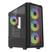 Estojo SAVIO Noctis Glass RGB RGB preto