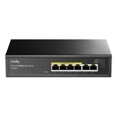 SWITCH CUDY 6-PORT 10/100M POE+ SWITCH 60W