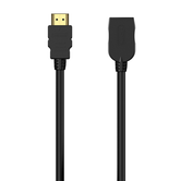 Cabo HDMI AISENS V2.0 Premium Extender High Speed /Hec 4K@60Hz 18Gbps, A/MA/H, Preto, 5,0M