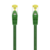 Chicote de cabo de rede AISENS RJ45 LSZH Cat.7 600 MHz S/FTP PIMF AWG26, verde, 2,0 m