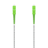 Cabo de fibra óptica AISENS Patch Cord G657A2 3 0 9 125 SMF Simplex CPR DCA LSZH SC APC SC APC Branco 100 m