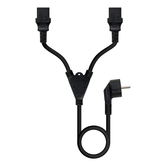 Fonte de alimentação Nanocable Cable CEE7-M a 2xC13-H 3 m