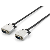 CABO SVGA EQUIP 3COAX MACHO - MASCULINO 30M PREMIUM METAL HABITAÇÃO HQ 118867
