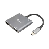 ADAPTADOR USB-C 4IN1  2 X HDMI 4K HUB USB-C CARGA  USB 3.0