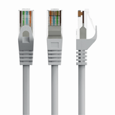CABO DE REDE DE COBRE CINZA GEMBIRD UTP CAT6 3M
