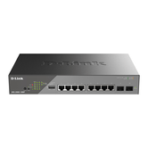Switches de vigilância PoE+ de longo alcance Gigabit Ethernet de 10 portas