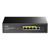 CUDY 5-Port Gigabit PoE+ Switch with 1 SFP Port 120W