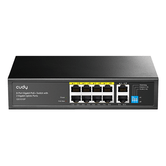 Cudy GS1010P Switch Gigabit PoE+ de 8 Puertos con 2 Puertos de Enlace Ascendente Gigabit