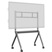 CARRINHO MÓVEL IIYAMA SOBRE RODAS, MÁX. CARGA DE 100 KG, ADEQUADA PARA 55 ~ 86", COR MÁX. 800X600, PRATA METÁLICA (MD-CART02-S1)