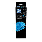 HP Botellas de tinta GT52 Cian
