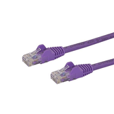Cabo de conexão Cat6 roxo Snagless de 0,5 m