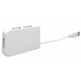 HUB 4 PORTOS USB 2.0 APPROX APPHT4 BLANCO