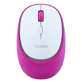 MOUSE DE RECARGA SEM FIO DUPLO ROSA