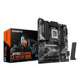 Placa-mãe GIGABYTE Intel B760 GAMING X WIFI6E GEN5 — Compatível com processadores Intel Core de 14ª geração, VRM de 8+1+1 fases, até 5600 MHz DDR5,