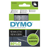 D1 - FITAS DYMO 12MMX7M BRANCAS/TRANS