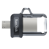 MEMORIA MICRO USB + USB 3.0 SANDISK ULTRA DUAL DRIVE M3.0 32GB GREY & SILVER SDDD3-032G-G46