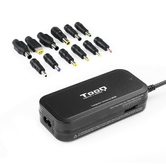 Carregador portátil Tooq 90W manual 12 conectores