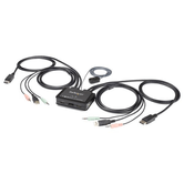 2 PORTAS USB 4K60HZ DISPLAYPORT KVM SWITCH - ENTRADA INDEPENDENTE DO SO