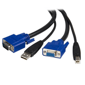 CABO KVM 1 8M 2 EN 1 VGA USB