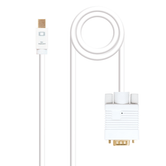 Nanocable - CABO CONVERSOR MINI DP/MA VGA/M, BRANCO 3 M