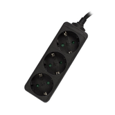 EWENT STRIP 3 SOQUETES SHUCKO 16A COR PRETA