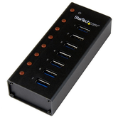 HUB USB 3 7 PORTAS - MESA / PAREDE -