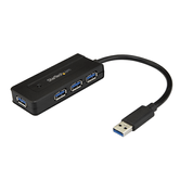 HUB USB 3.0 DE 4 PORTAS COM PORTA DE CARGA - USB 3.0 H UB ALIMENTADO