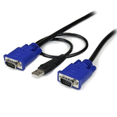 10 PÉS ULTRA-FINO PC USB+VGA KVM