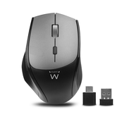 MOUSE EWENT EW3245 ÓPTICO 2400DPI SEM FIO SILENCIOSO
