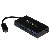 Hub USB C de 4 portas - C para C+A - USB 3.0