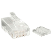 PACOTE 50 UNIDADES RJ45 CAT6 MODULAR MULTIFILE CONNECTO RS