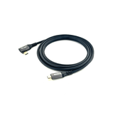 CABLE USB-C MACHO - USB-C MACHO ACODADO 90º  3 METRO EQUIP 5A  100W 480mbps