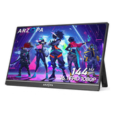 ARZOPA Z1FC 16 1   144Hz Monitor Port  til Gaming Monitor Ultra Delgado Segunda Pantalla Externa para Laptop PC Mac PS3 4 5 Xbox