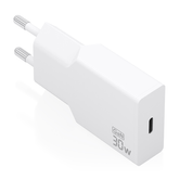 AISENS - CARREGADOR GaN ULTRAFINO DE 30 W, 1xUSB-C PD3.0, BRANCO