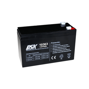 DSK bateria de plomo acido alta descarga UPS SAI 12v 9ah negro